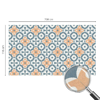 Sichtschutzfolie Fenster Buntglasoptik Mosaikblumen