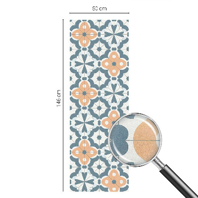 Sichtschutzfolie Fenster Buntglasoptik Mosaikblumen