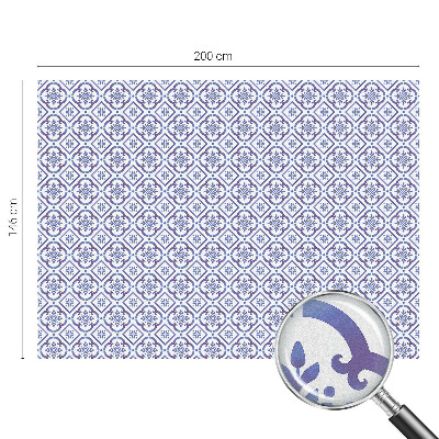 Folie für Fenster blickdicht Blaue Fliesen