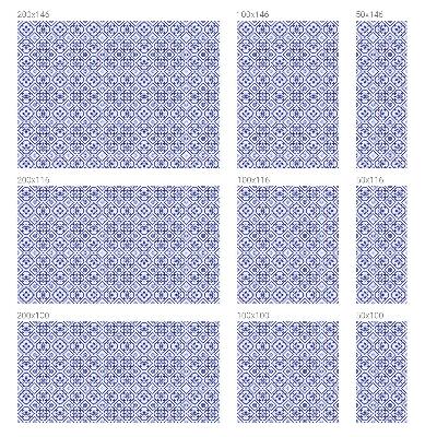 Folie für Fenster blickdicht Blaue Fliesen