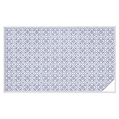 Folie für Fenster blickdicht Blaue Fliesen