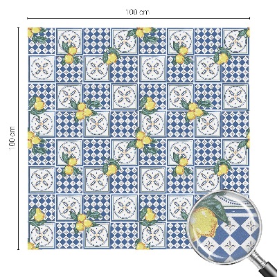 Folie für Fenster blickdicht Zitronenmuster