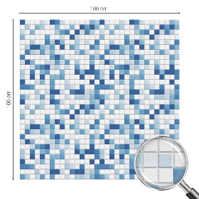 Fensterfolie Sichtschutz Kachelspiel