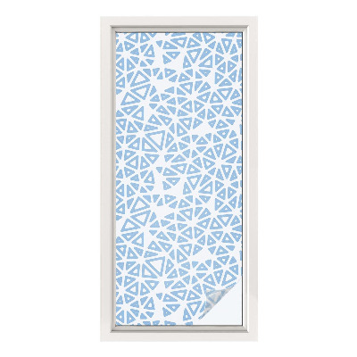 Sichtschutz Klebefolie Buntglasoptik Geometrische Muster