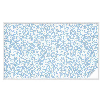 Sichtschutz Klebefolie Buntglasoptik Geometrische Muster