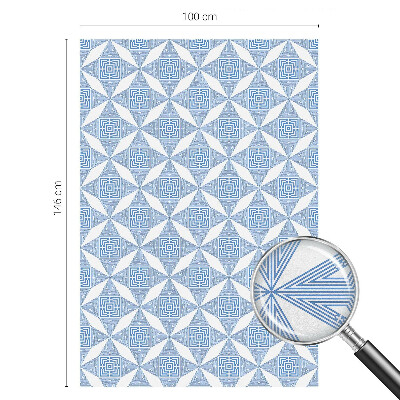 Sichtschutzfolie Fenster Buntglasoptik Geometrische Labyrinthe