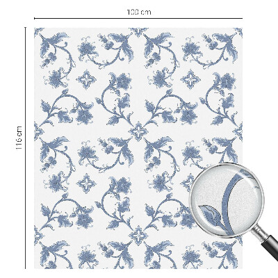 Fensterfolie Sichtschutz Blumenschmuck