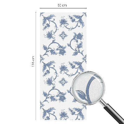 Fensterfolie Sichtschutz Blumenschmuck