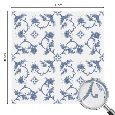 Fensterfolie Sichtschutz Blumenschmuck