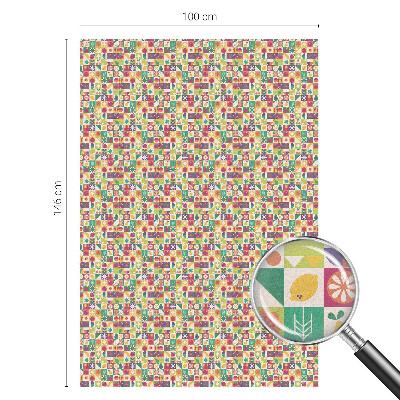 Folie für Fenster blickdicht Farbenfrohe Abstraktion