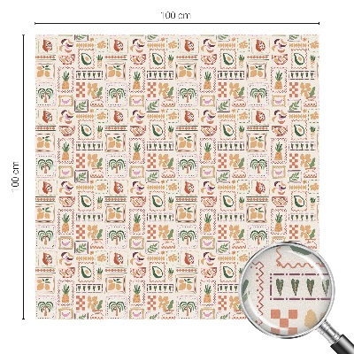 Klebefolie Fenster Sichtschutz Folkloristische Muster