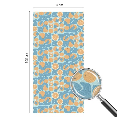 Folie für Fenster blickdicht Fischig-zitrusartig