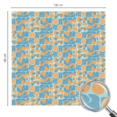 Folie für Fenster blickdicht Fischig-zitrusartig