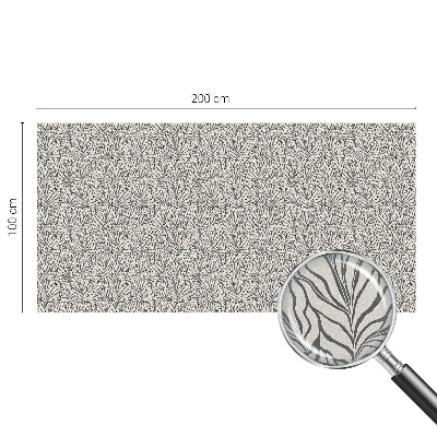 Sichtschutzfolie Fenster Buntglasoptik Blätter Blüten