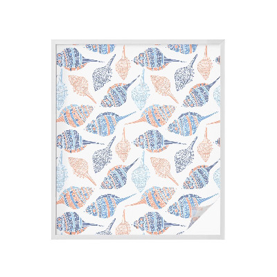 Folie für Fenster blickdicht Muscheln