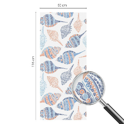 Folie für Fenster blickdicht Muscheln