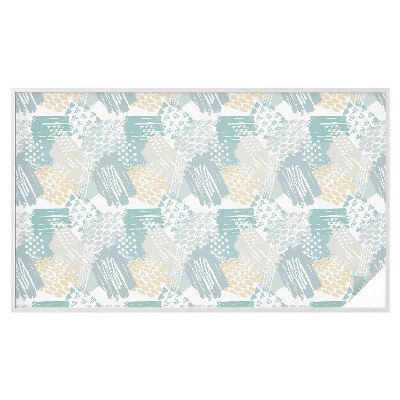 Sichtschutz Klebefolie Buntglasoptik Abstraktes Mosaik