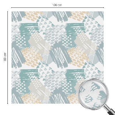 Sichtschutz Klebefolie Buntglasoptik Abstraktes Mosaik