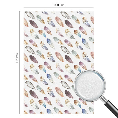 Fensterfolie Sichtschutz Boho-Federn