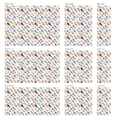 Fensterfolie Sichtschutz Boho-Federn