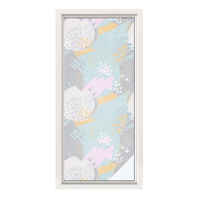 Sichtschutz Klebefolie Buntglasoptik Abstrakte Harmonie