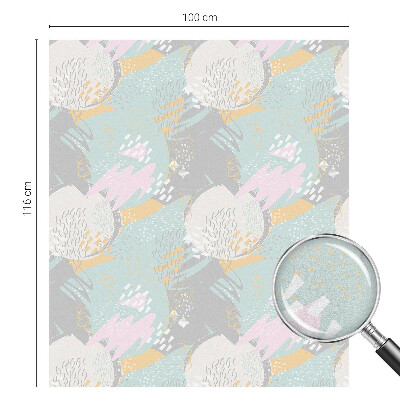 Sichtschutz Klebefolie Buntglasoptik Abstrakte Harmonie