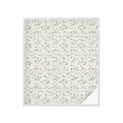 Klebefolie Fenster Sichtschutz Ein idyllisches Dorf