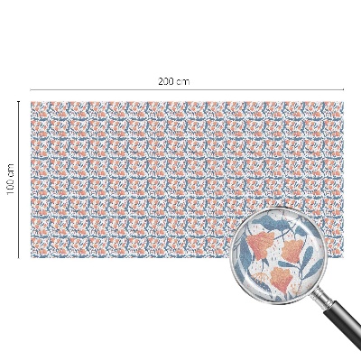 Sichtschutzfolie Fenster Buntglasoptik Ein Blütenfest