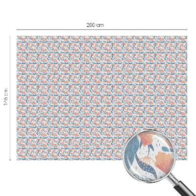 Sichtschutzfolie Fenster Buntglasoptik Ein Blütenfest