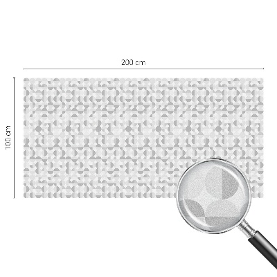 Sichtschutz Klebefolie Buntglasoptik Geometrische Muster