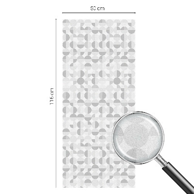Sichtschutz Klebefolie Buntglasoptik Geometrische Muster