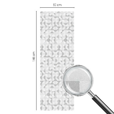 Sichtschutz Klebefolie Buntglasoptik Geometrische Muster