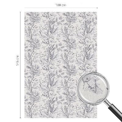 Klebefolie Fenster Sichtschutz Blätter und Schmetterlinge