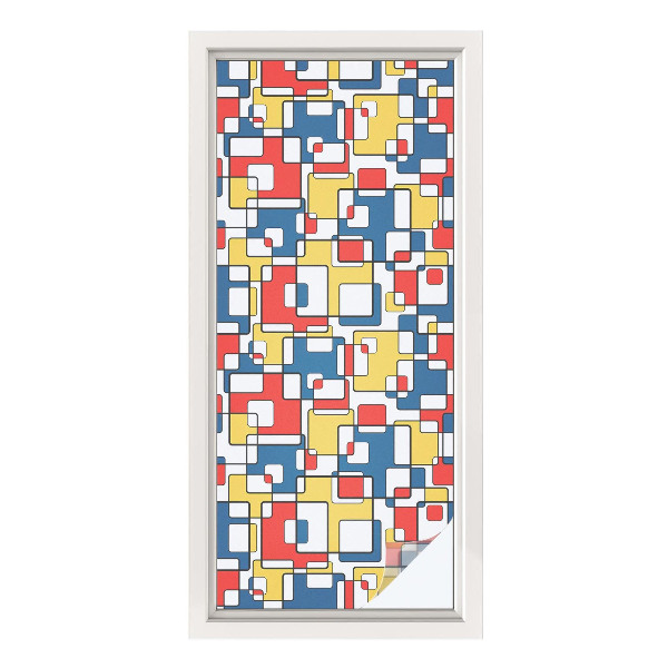 Fensterfolie Sichtschutz Geometrische Formen