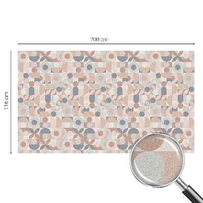 Sichtschutzfolie Fenster Buntglasoptik Abstraktes Mosaik