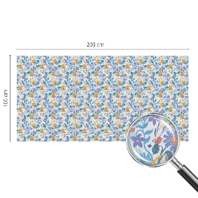 Klebefolie Fenster Sichtschutz Pflanzenmotiv