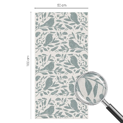 Folie für Fenster blickdicht Vogelmotiv