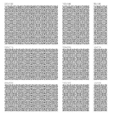 Fensterfolie Sichtschutz Geometrische Halbkreise