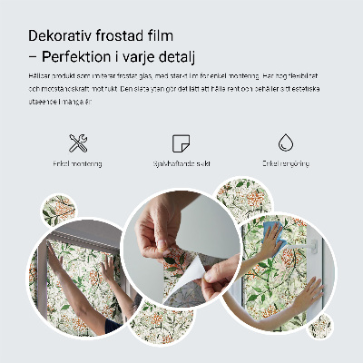 Fensterfolie Sichtschutz Geometrische Halbkreise