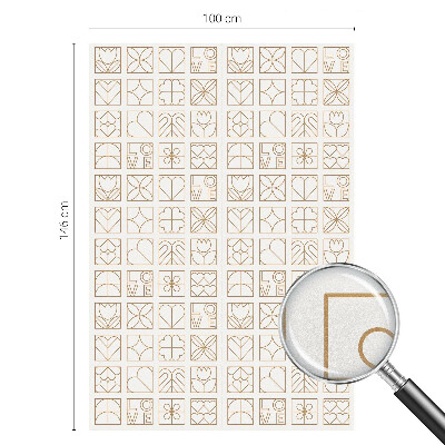 Sichtschutzfolie Fenster Buntglasoptik Geometrische Liebe