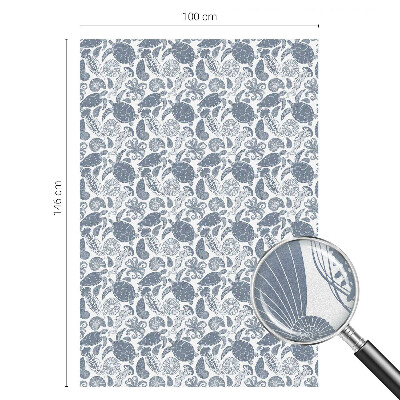 Fensterfolie Sichtschutz Meeresleben