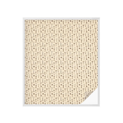 Folie für Fenster blickdicht Geheimnisvolle Schlüssel