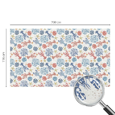 Klebefolie Fenster Sichtschutz Krebskorallen