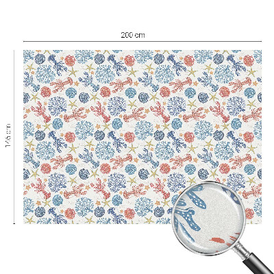 Klebefolie Fenster Sichtschutz Krebskorallen