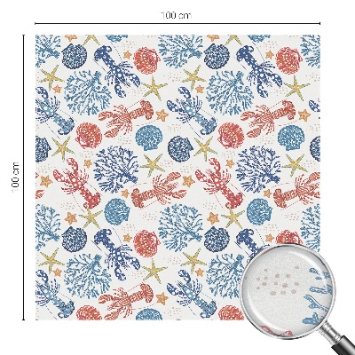 Klebefolie Fenster Sichtschutz Krebskorallen