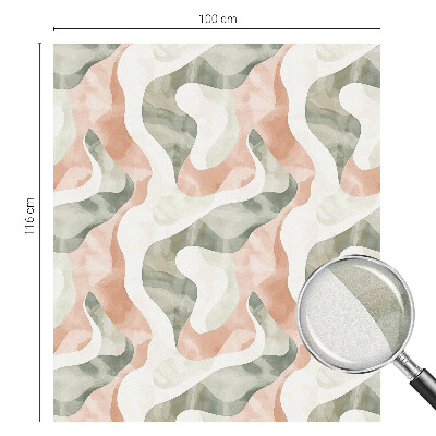 Folie für Fenster blickdicht Bunte Wellen