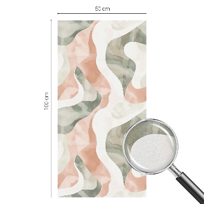 Folie für Fenster blickdicht Bunte Wellen