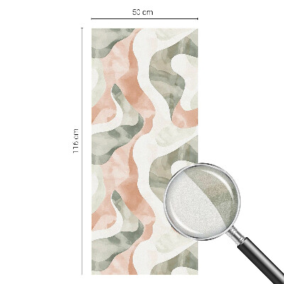 Folie für Fenster blickdicht Bunte Wellen