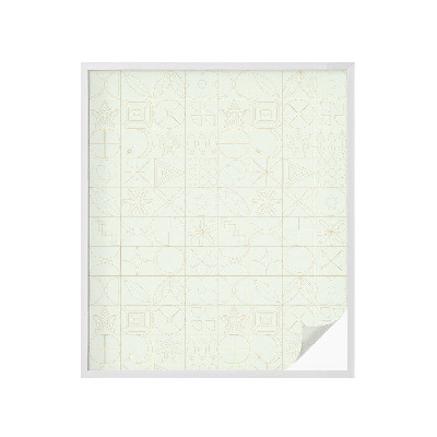 Fensterfolie Sichtschutz Geometrisches Mosaik