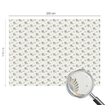 Sichtschutz Klebefolie Buntglasoptik Vogelmuster